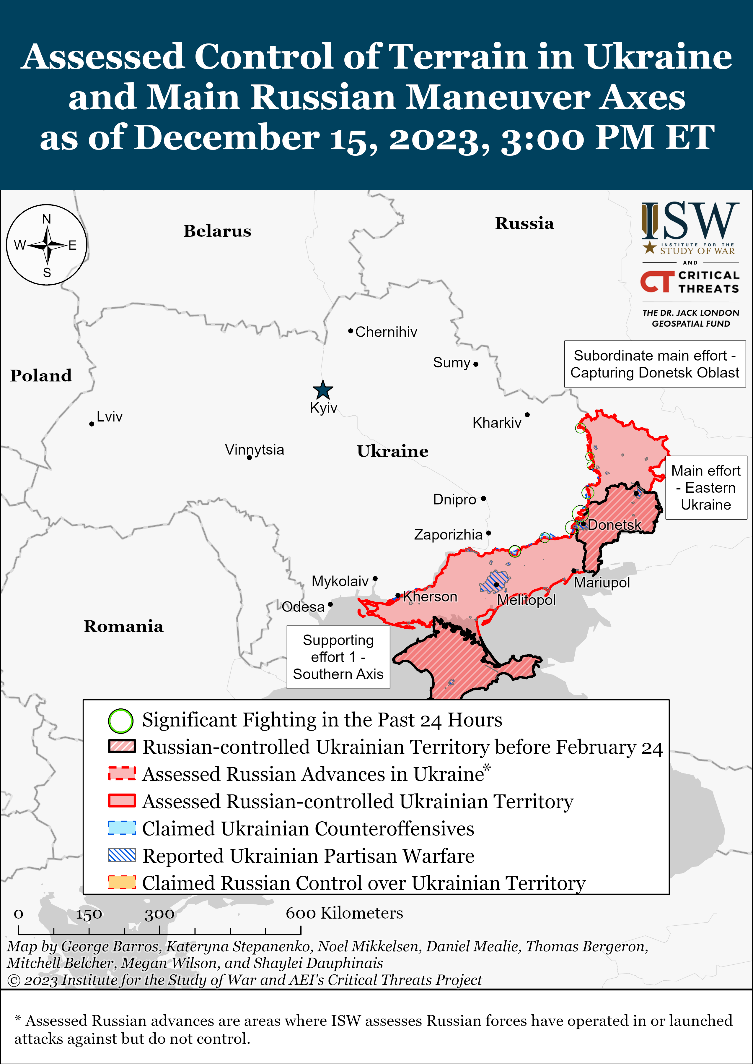 Russian Offensive Campaign Assessment, December 15, 2023 Institute for the Study of War